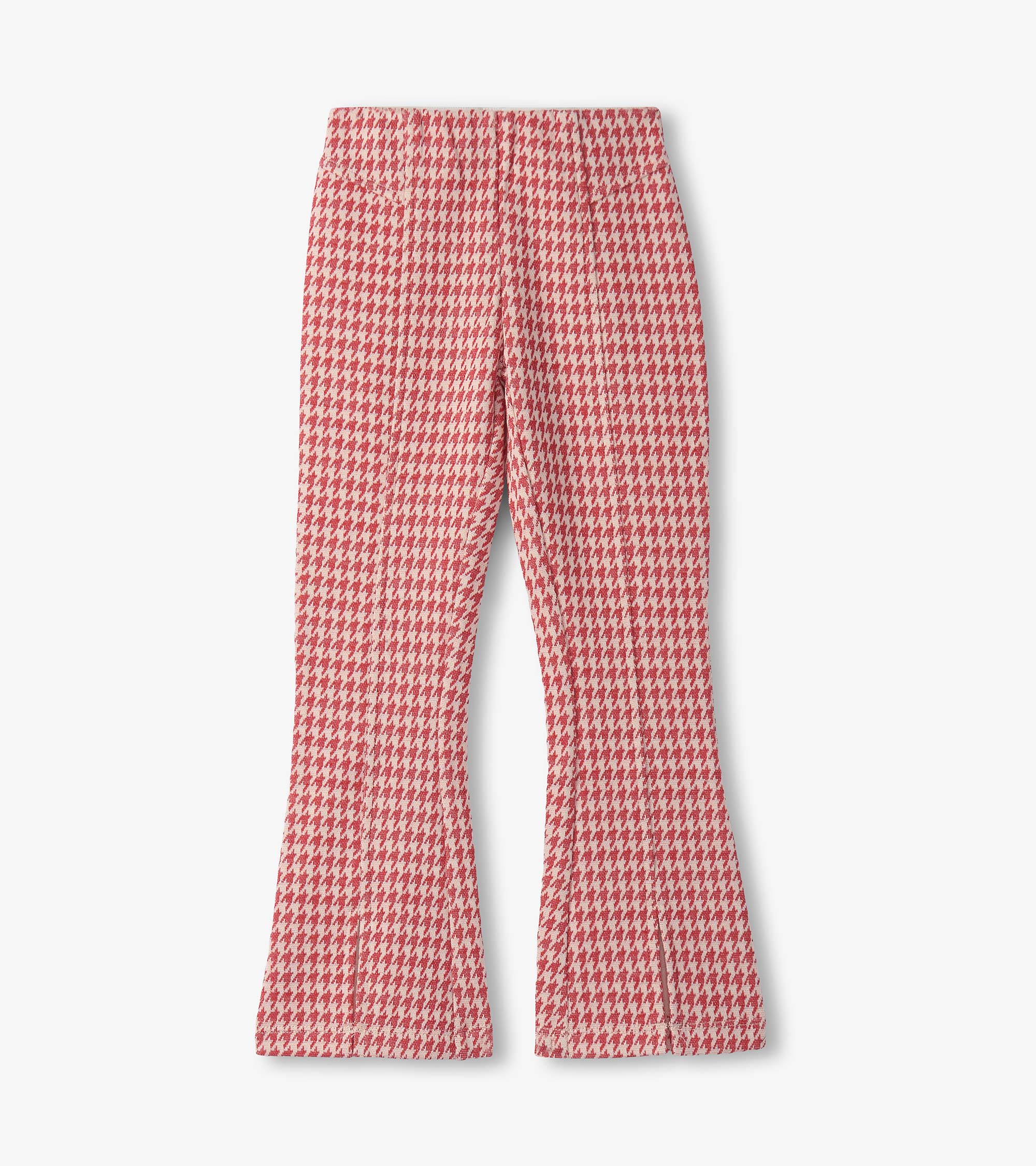 Hatley Girls Chex Red Houndstooth Bell Bottoms