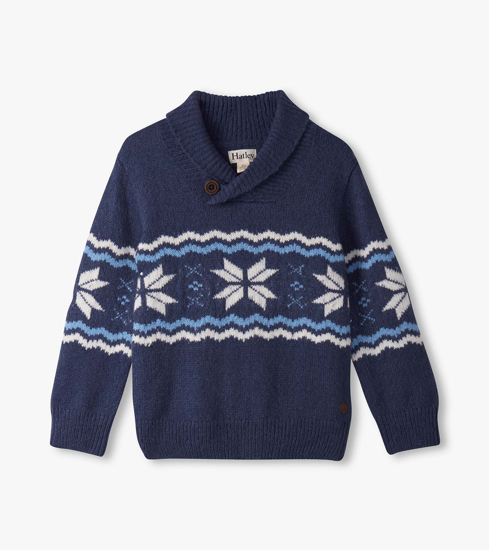 Hatley Baby & Toddler Boys Snowflake Pull Over Sweater