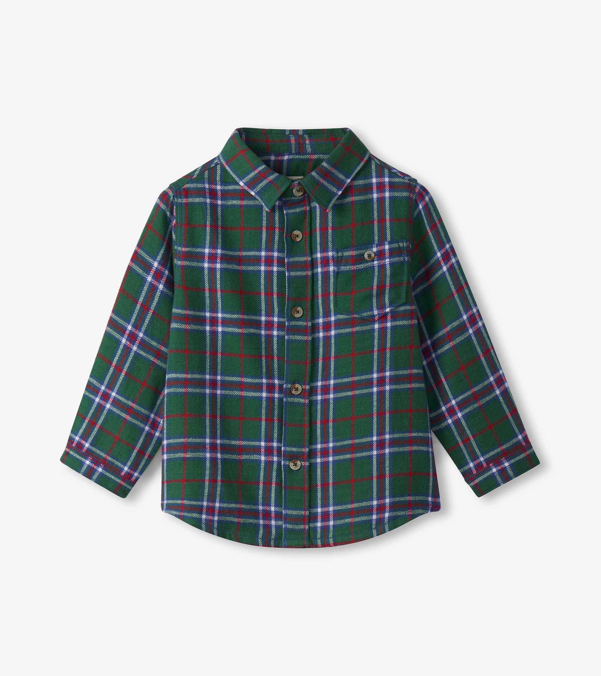 Hatley Baby & Toddler Boys Holiday Plaid Button Down Shirt