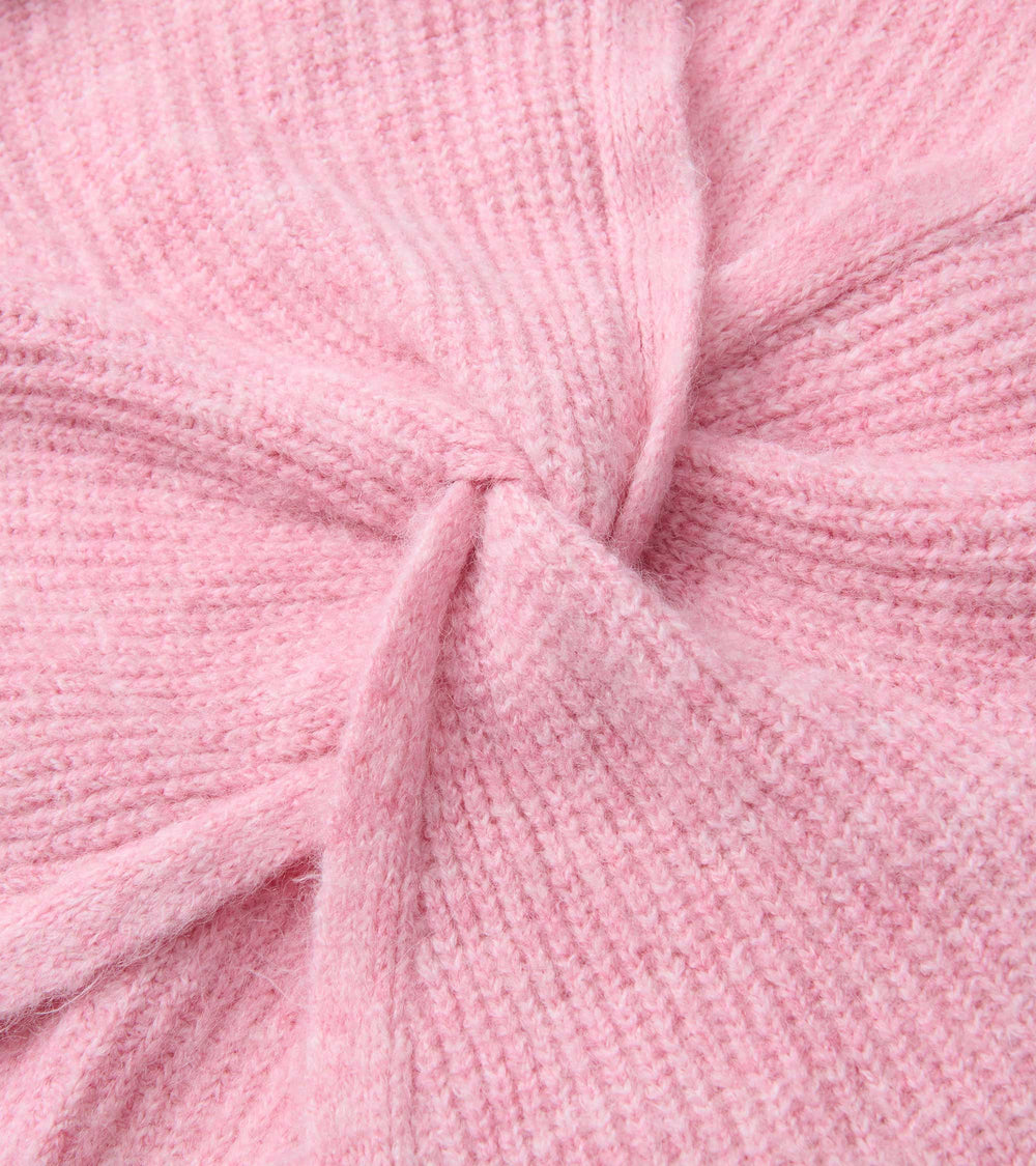 Hatley Cross Over Sweater - Pastel Pink