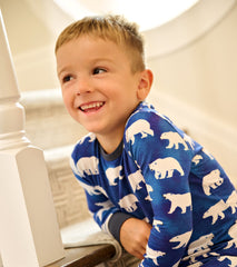 Hatley Boys Midnight Polar Bear Pajama Set