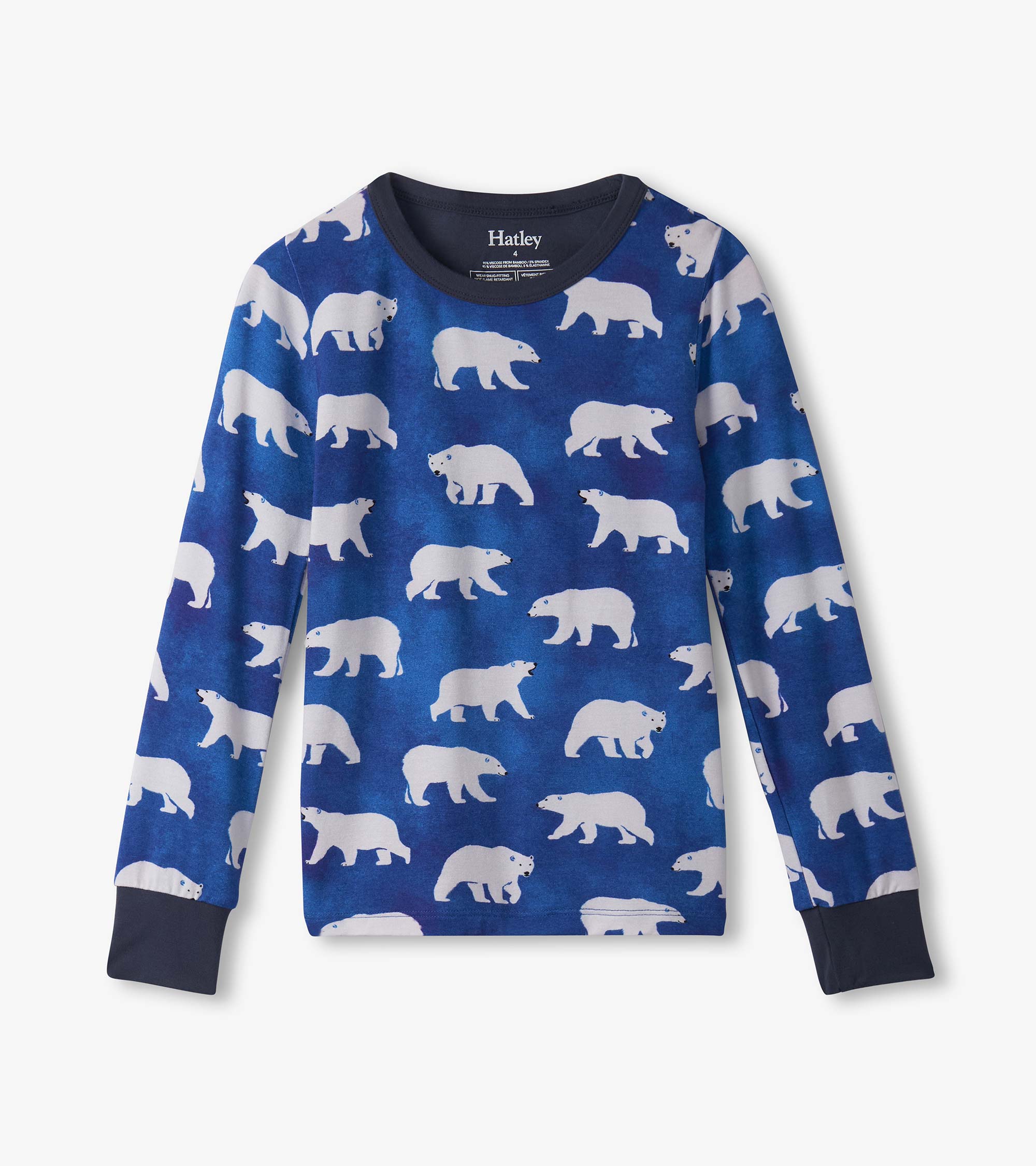 Hatley Boys Midnight Polar Bear Pajama Set