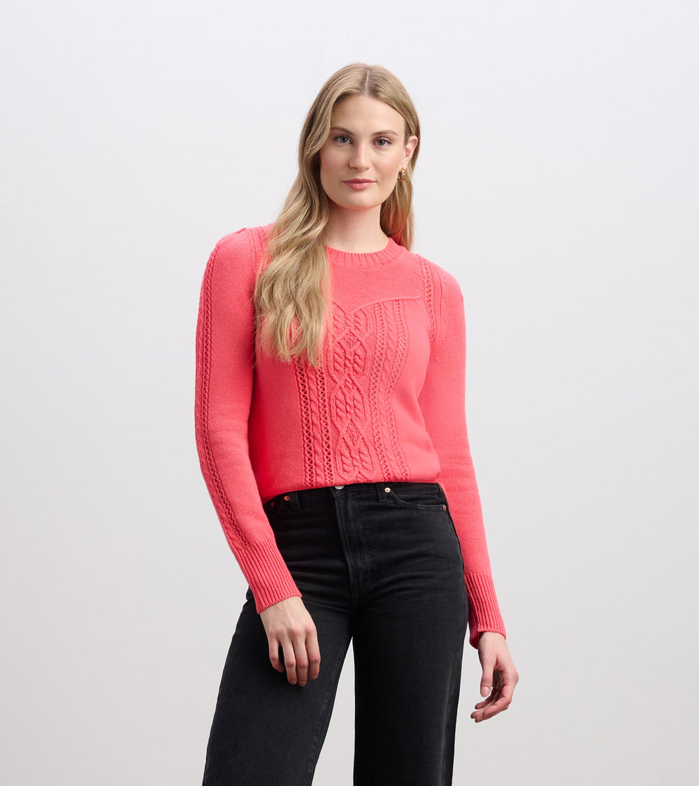 Hatley Phoebe Sweater - Neon Melon