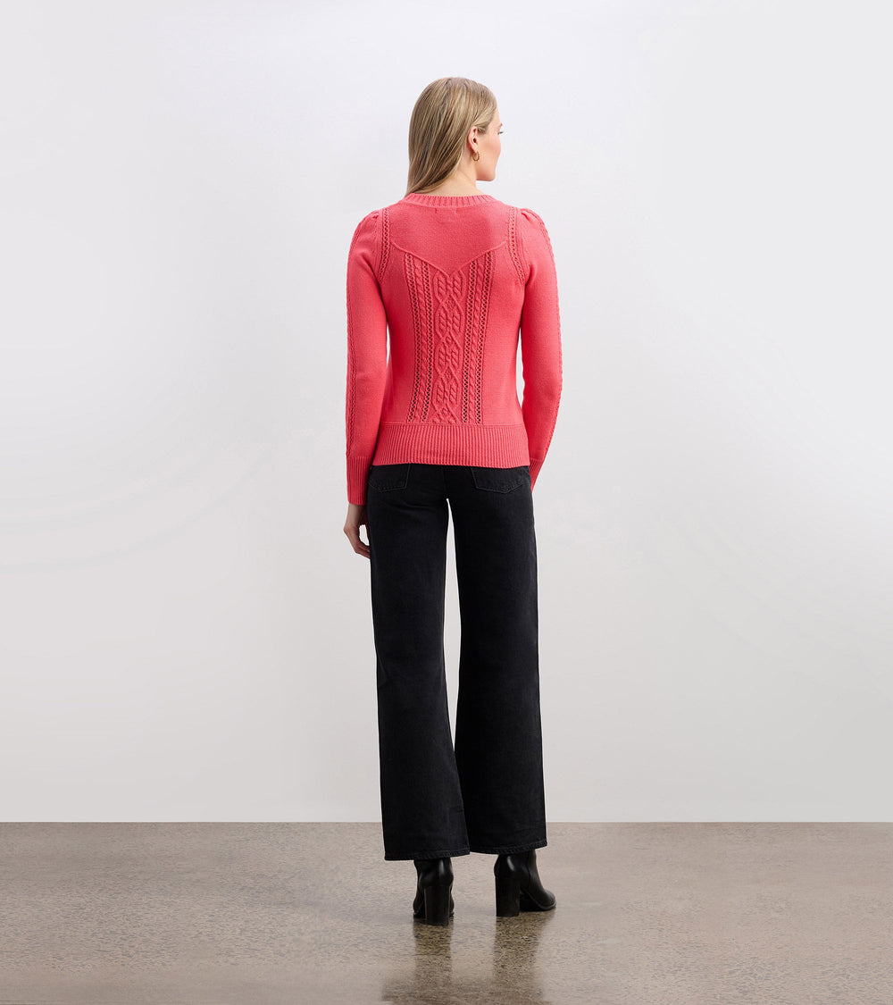 Hatley Phoebe Sweater - Neon Melon