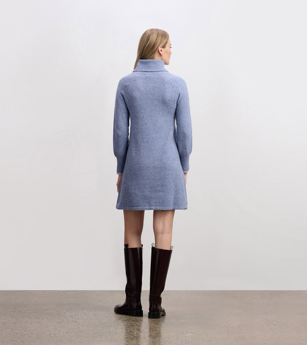 Hatley Swing Sweater Dress - Light Denim