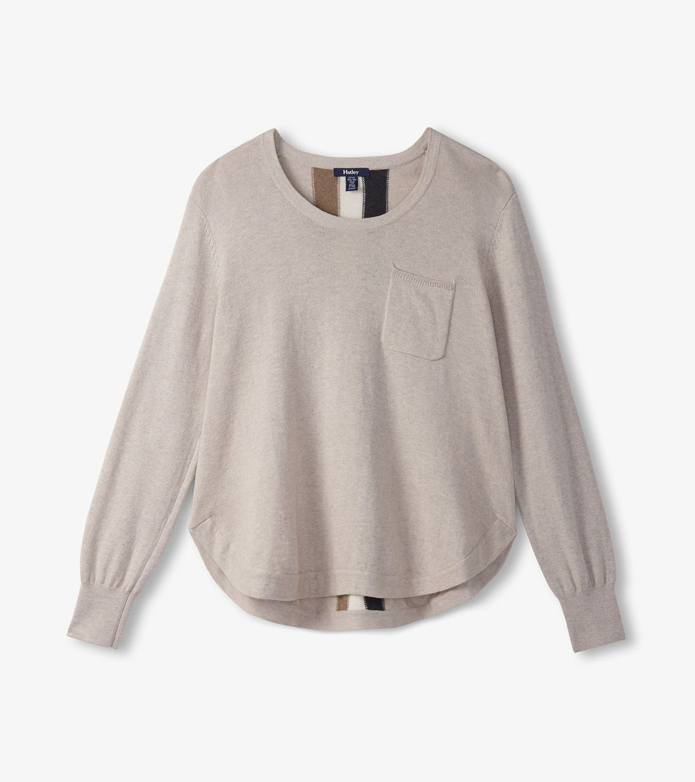 Hatley Jessie Sweater - Oatmeal Melange