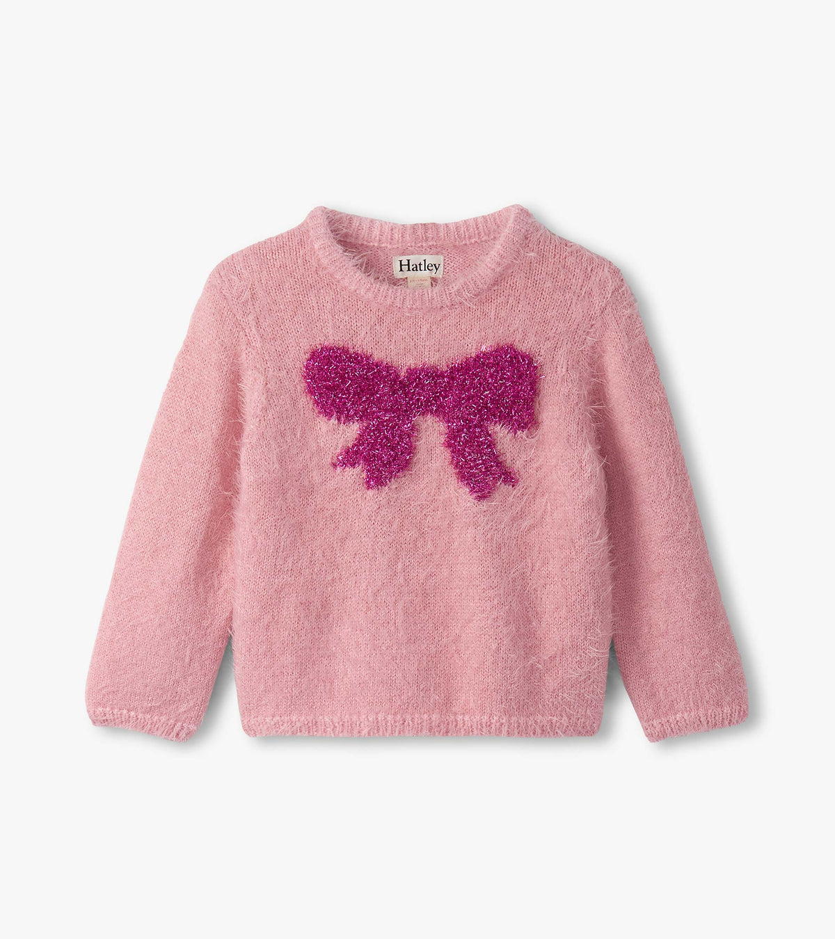 Hatley Baby & Toddler Girls Shiny Bow Furry Sweater
