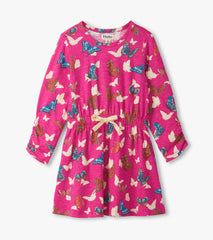 Hatley Girls Pop Out Butterflies Cinched Waist Dress