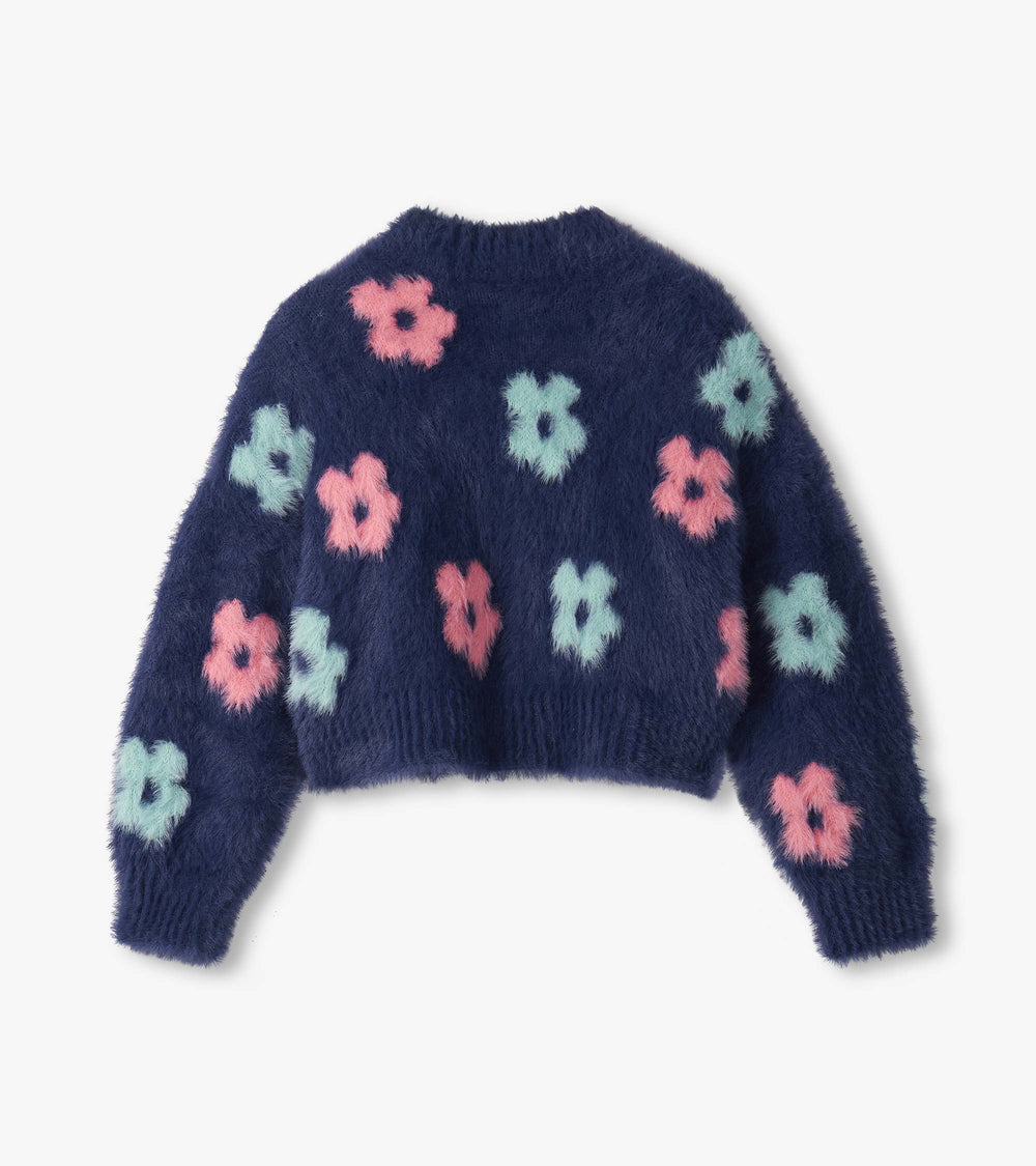Hatley Girls Big Flowers Open Cardigan