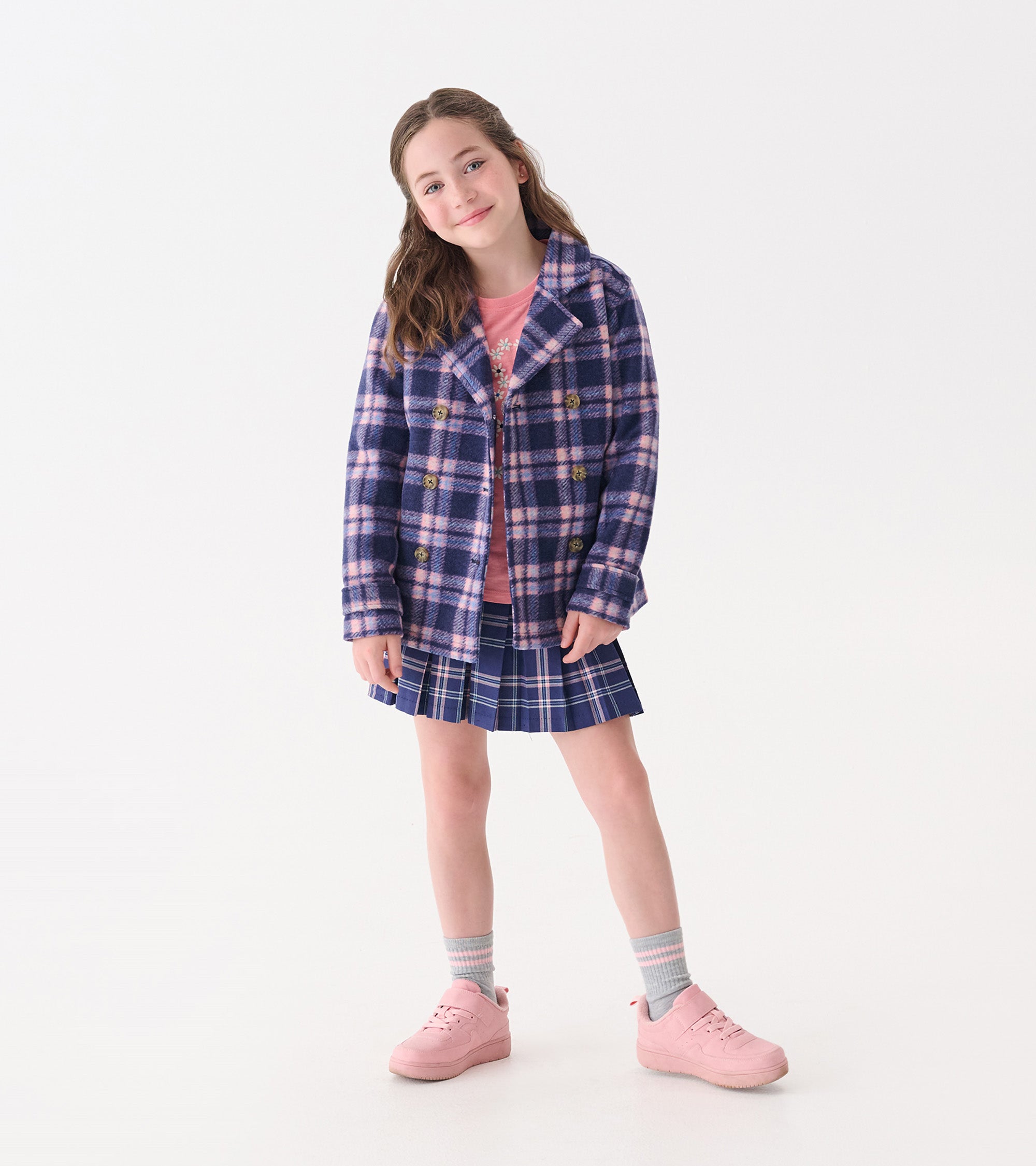 Hatley Girls Preppy Plaid Pleated Skirt