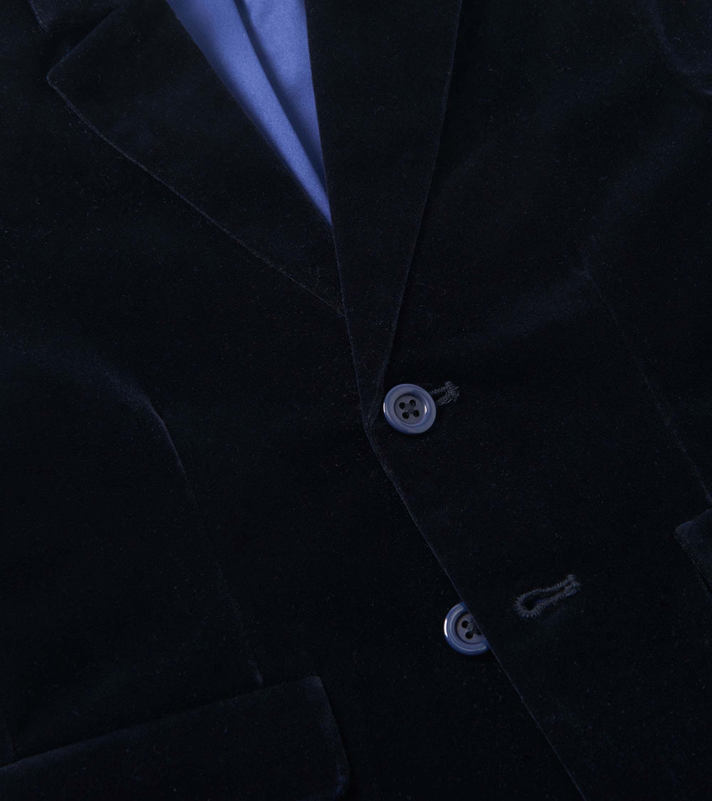Hatley Boys Navy Velveteen Holiday Blazer