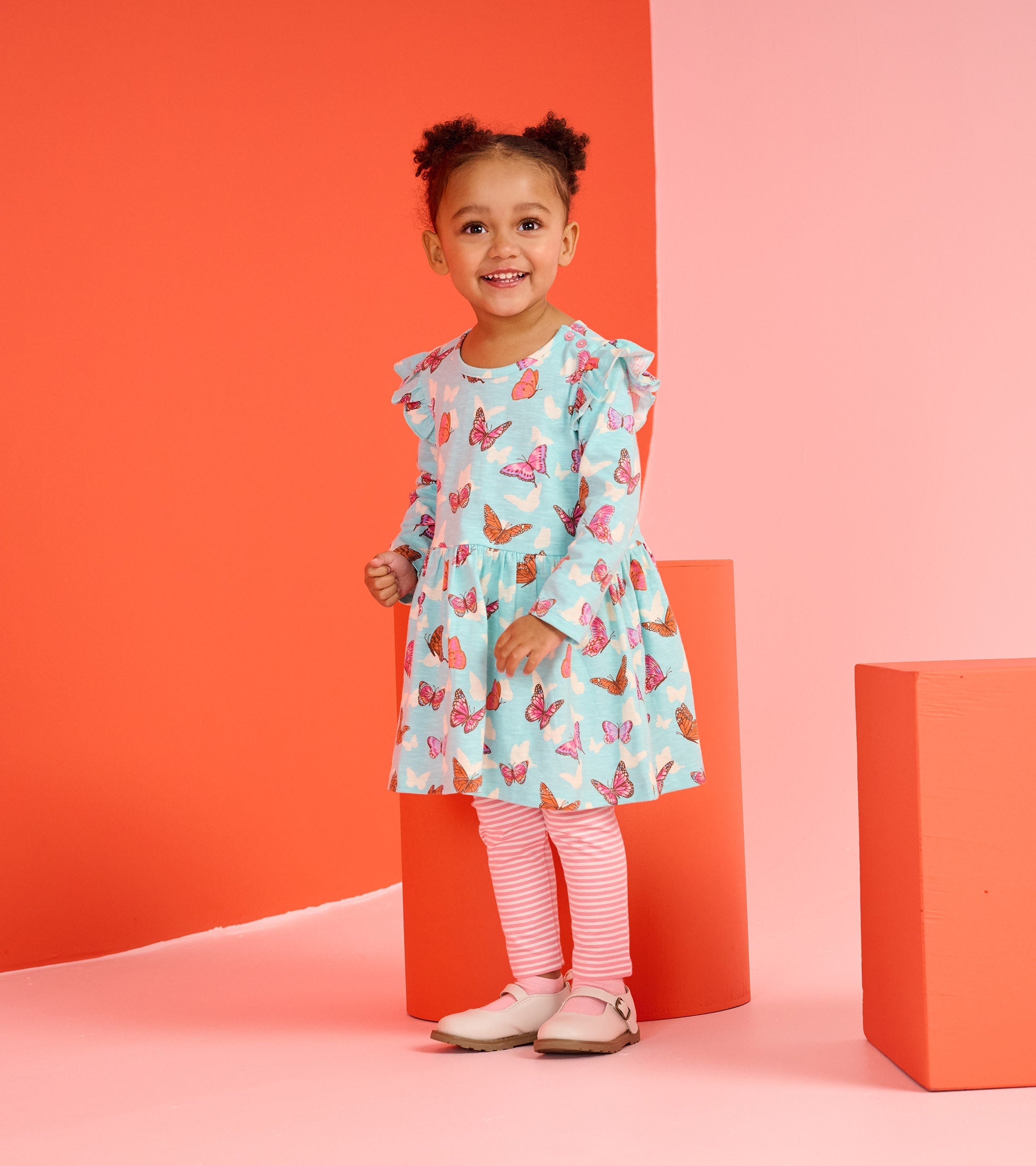 Hatley Baby & Toddler Girls Butterfly Ruffle Dress and Legging Set
