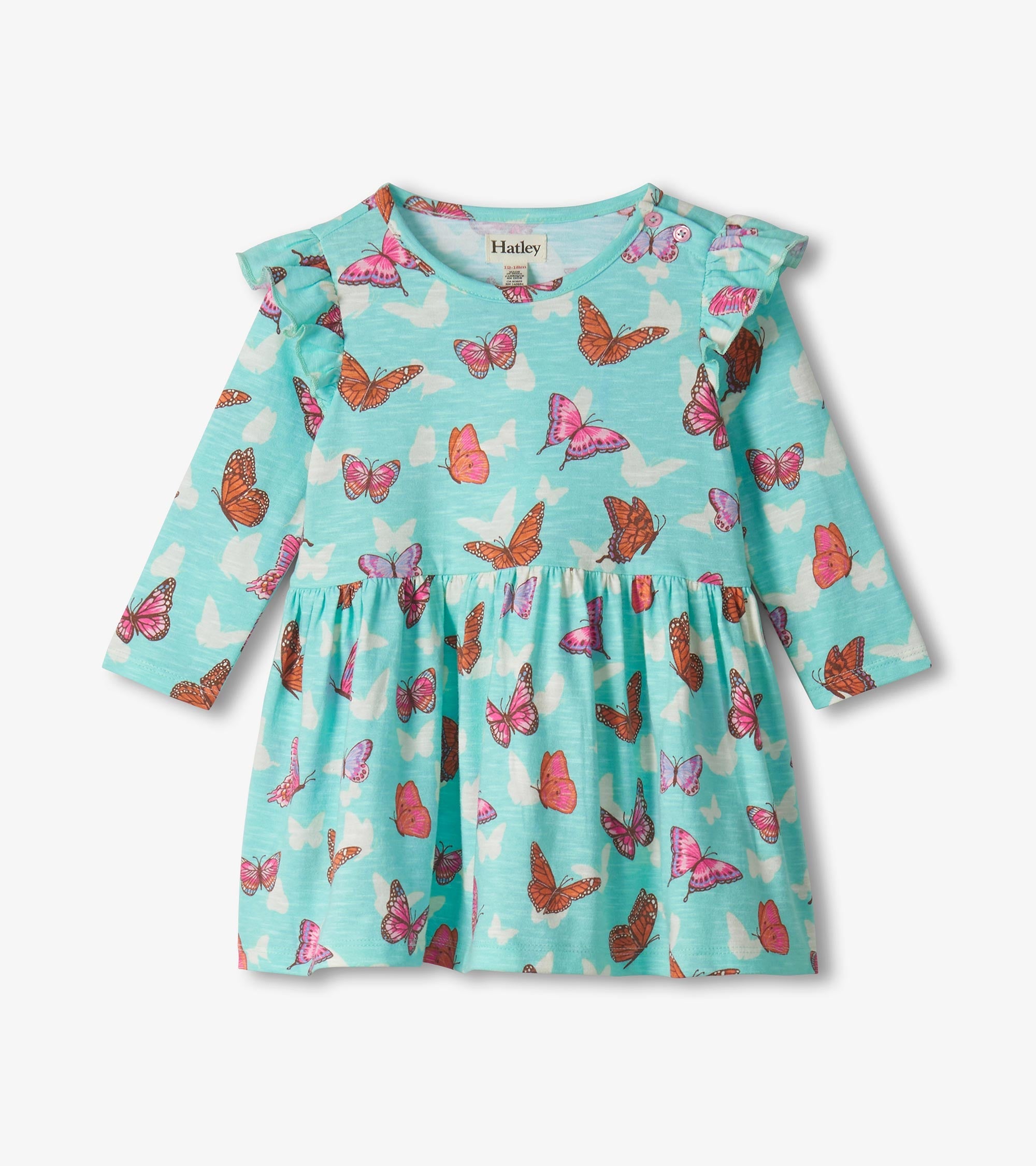 Hatley Baby & Toddler Girls Butterfly Ruffle Dress and Legging Set