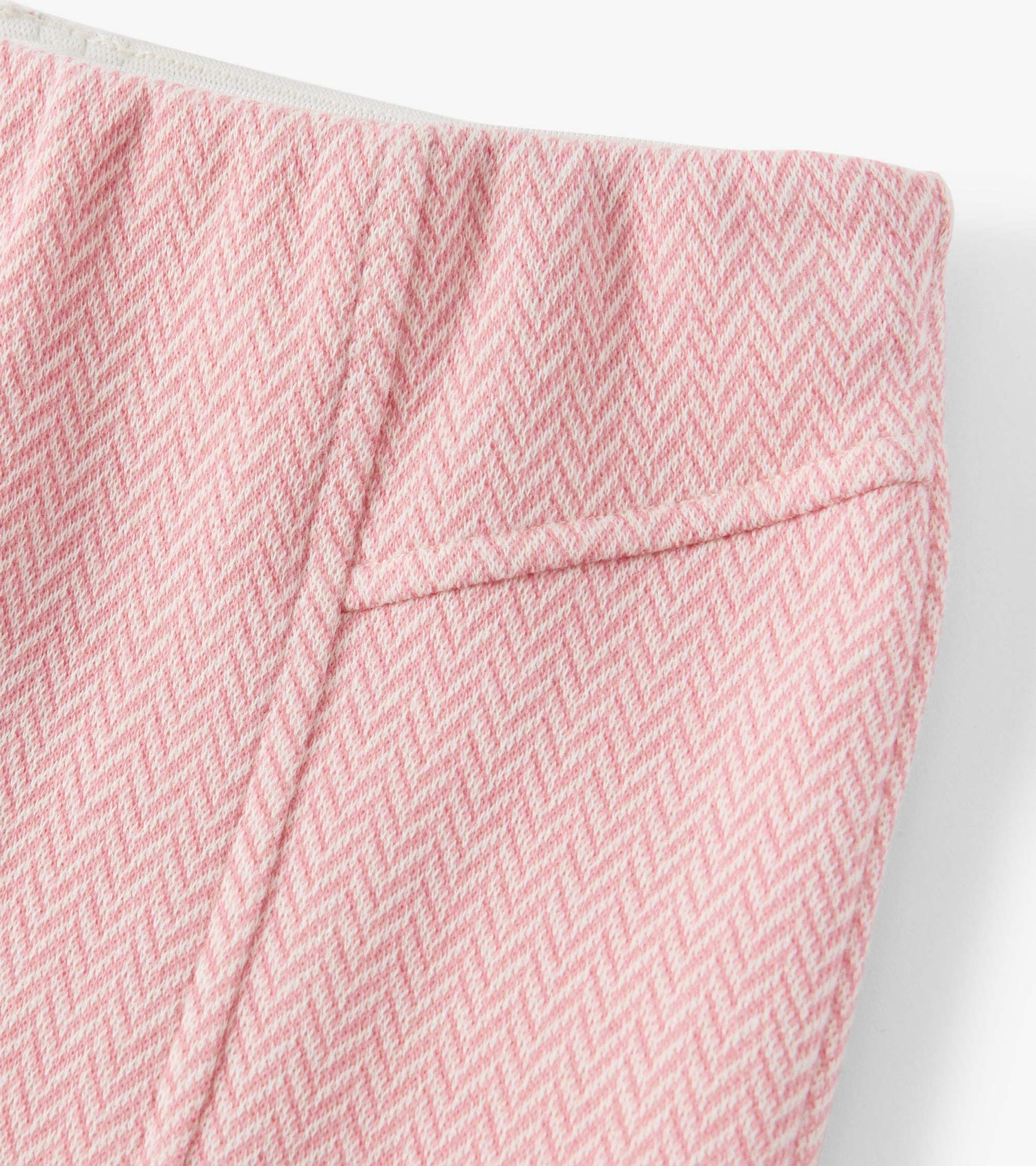 Hatley Girls Flamingo Pink Herringbone Bell Bottoms
