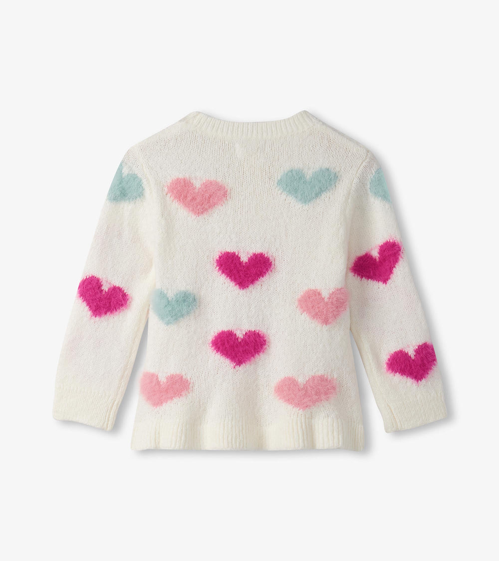 Hatley Baby & Toddler Girls Precious Hearts Pretty Sweater