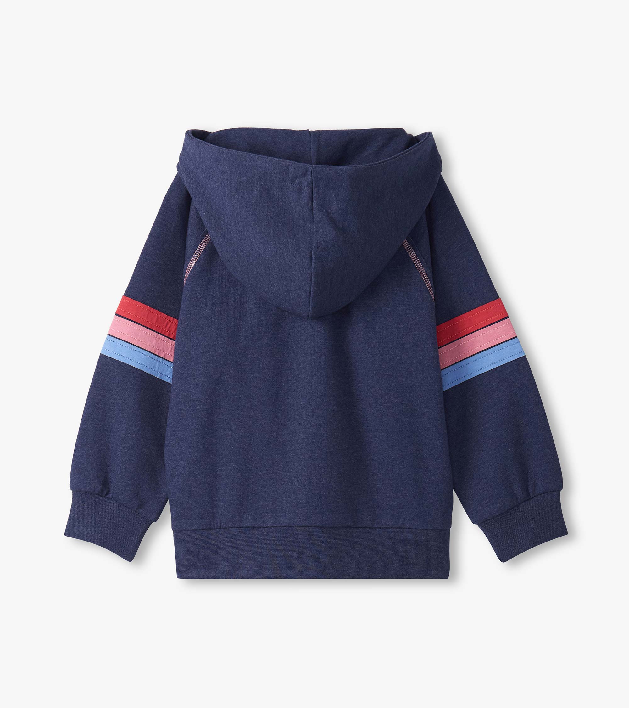 Hatley Girls Patriot Blue Zip-Up Hoodie