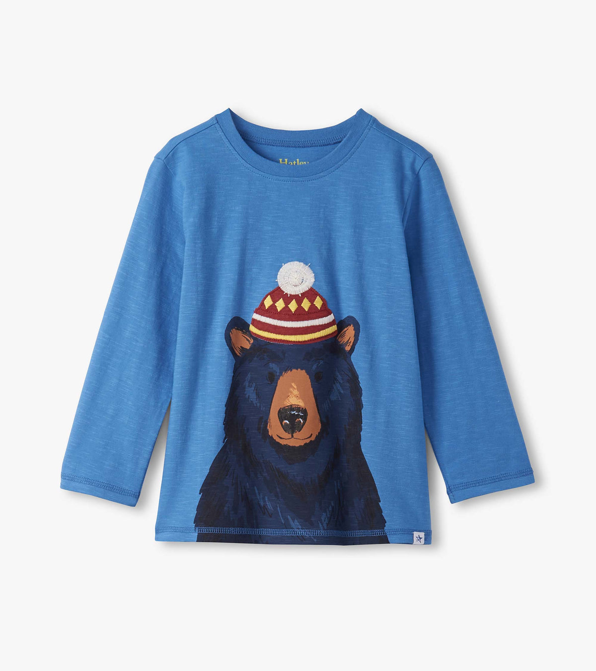 Hatley Boys Bear Long Sleeve Graphic Tee