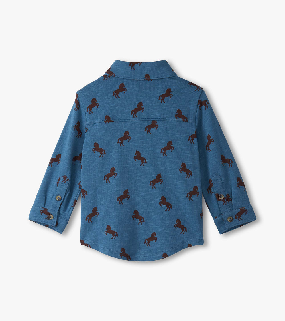 Hatley Baby & Toddler Boys Ranch Horses Button Down Shirt