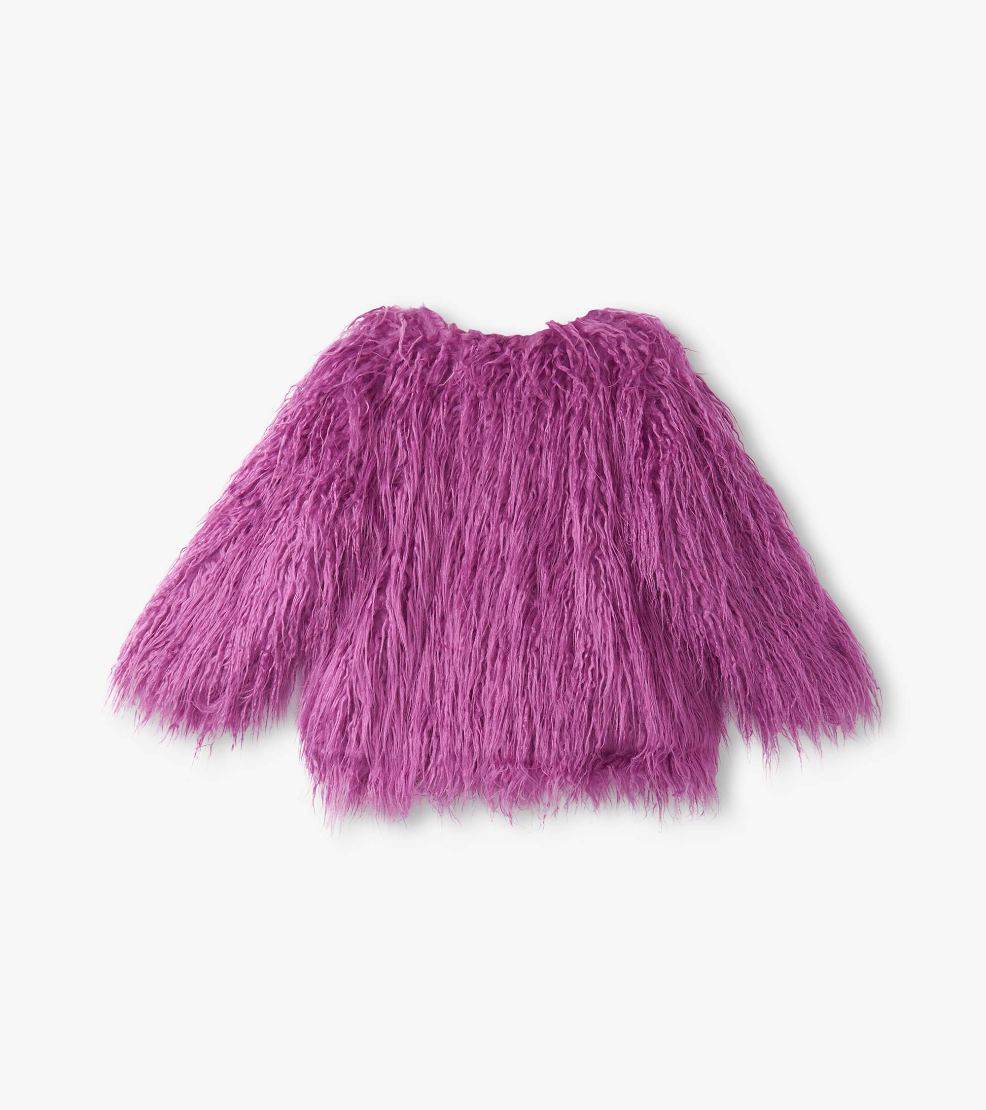 Hatley Girls Radiant Orchid Mongolian Faux Fur Topper