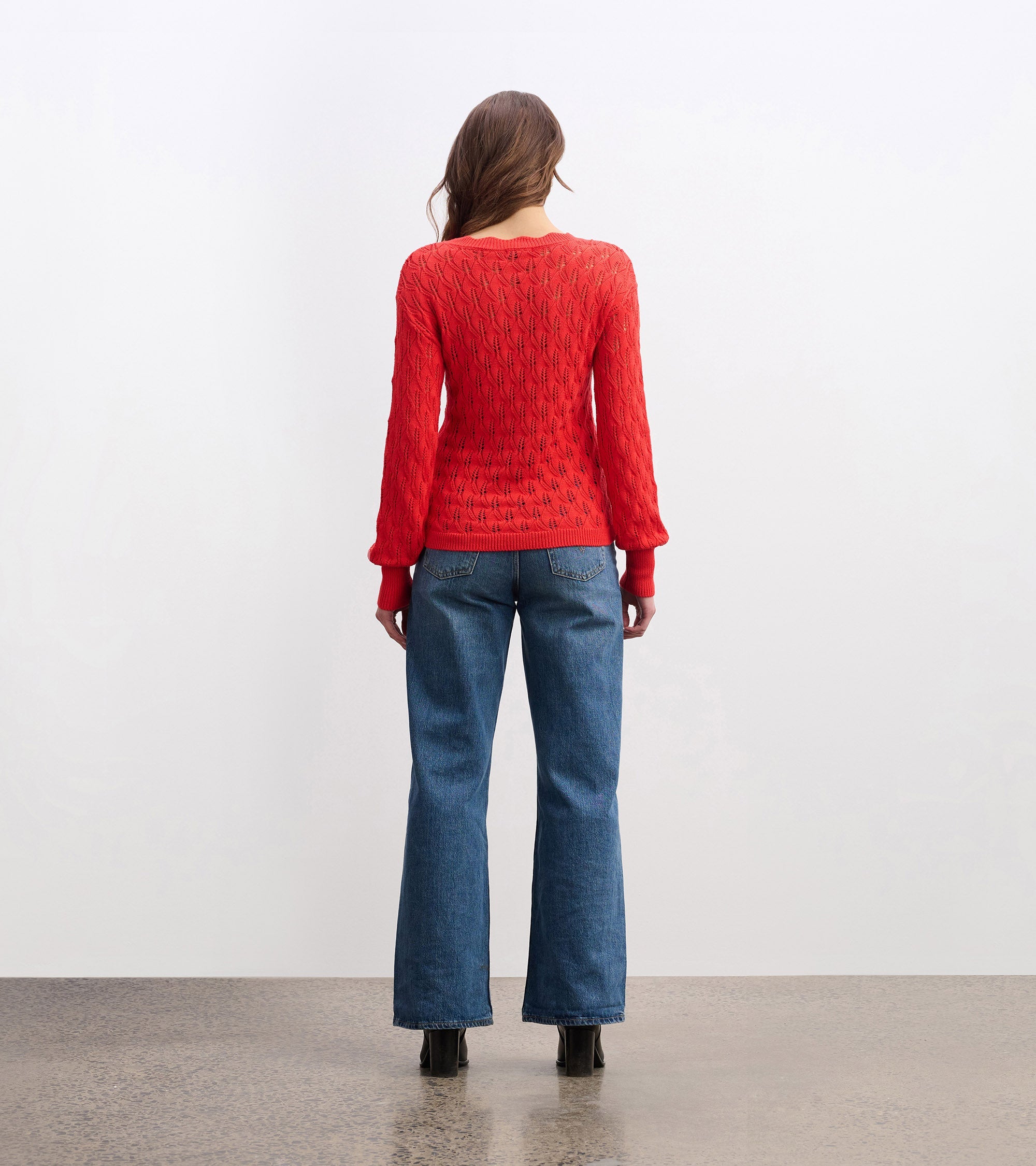 Hatley Iris Sweater - Ruby Red