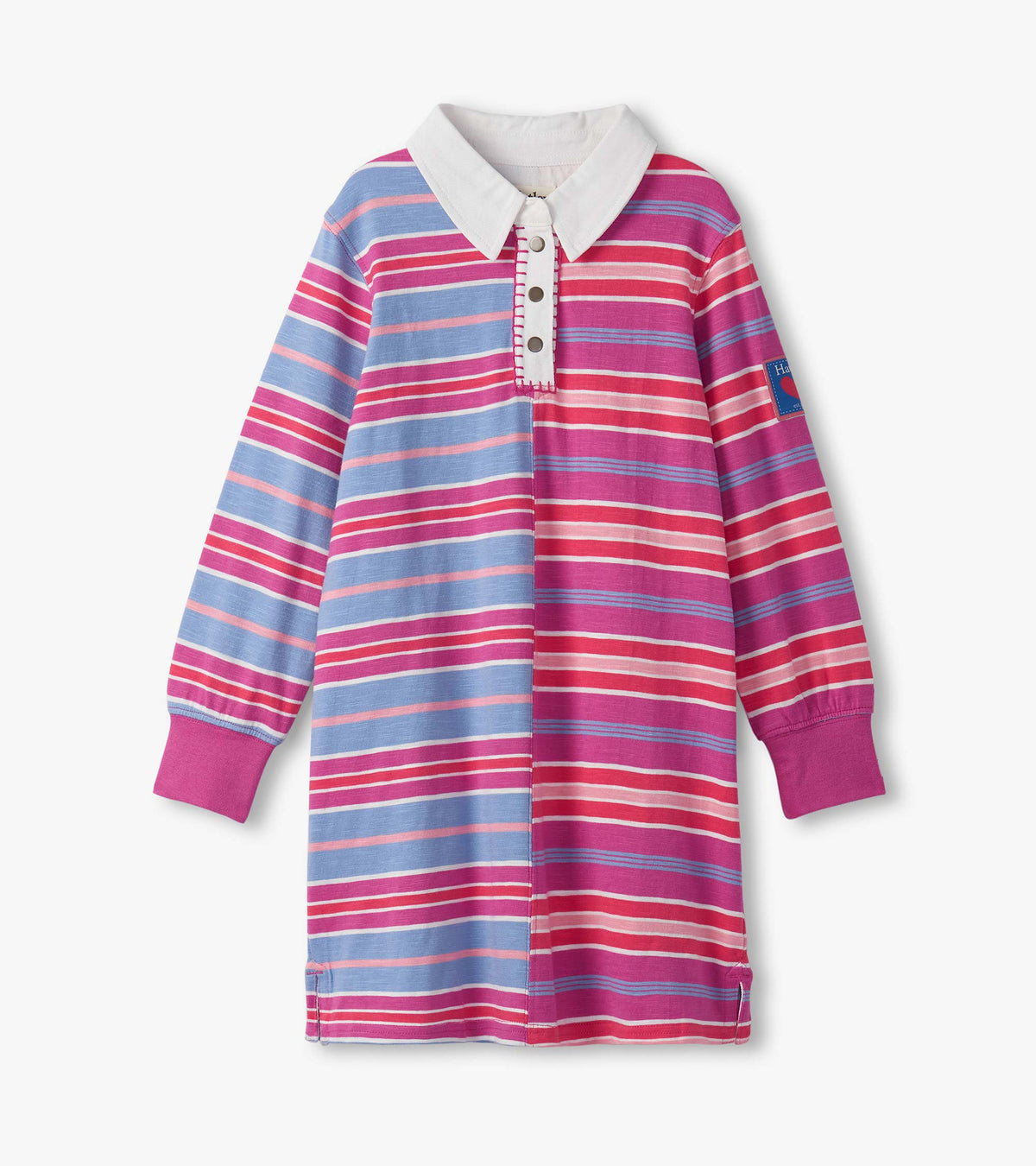 Hatley Girls Mixed Stripes Polo Dress