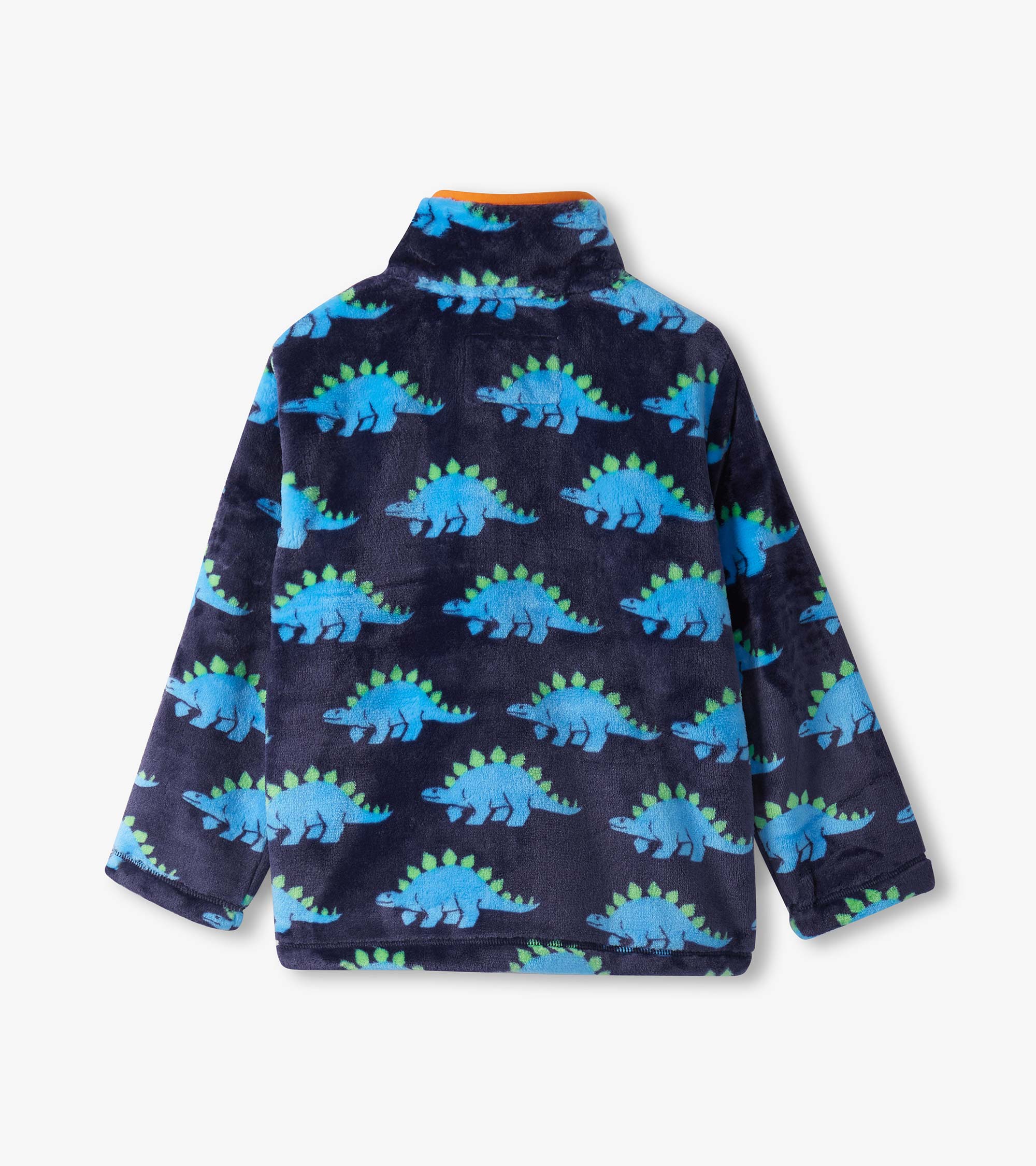 Hatley Boys Stegosaurus Fuzzy Fleece Zip-Up Jacket