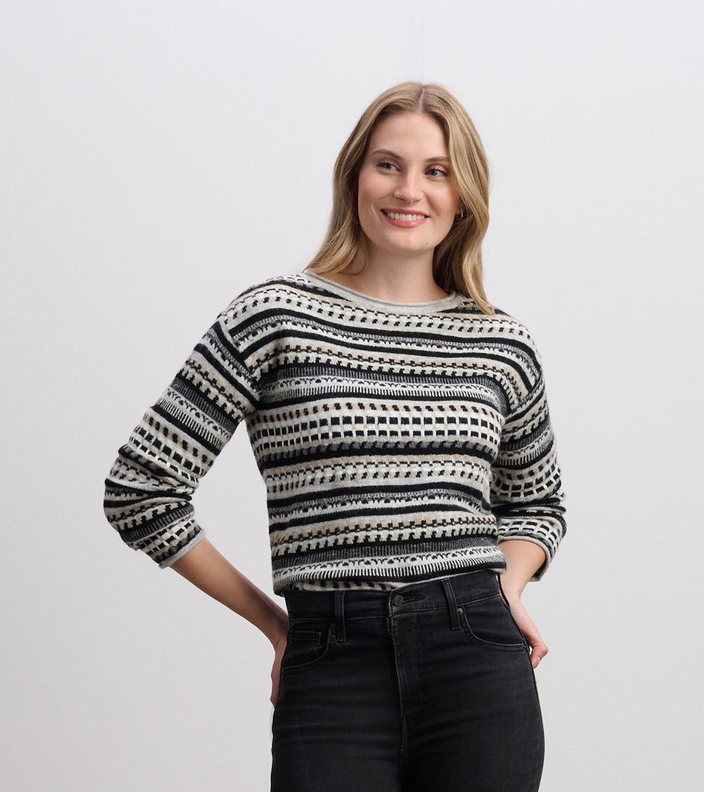 Hatley Hannah Sweater - Stone Grey