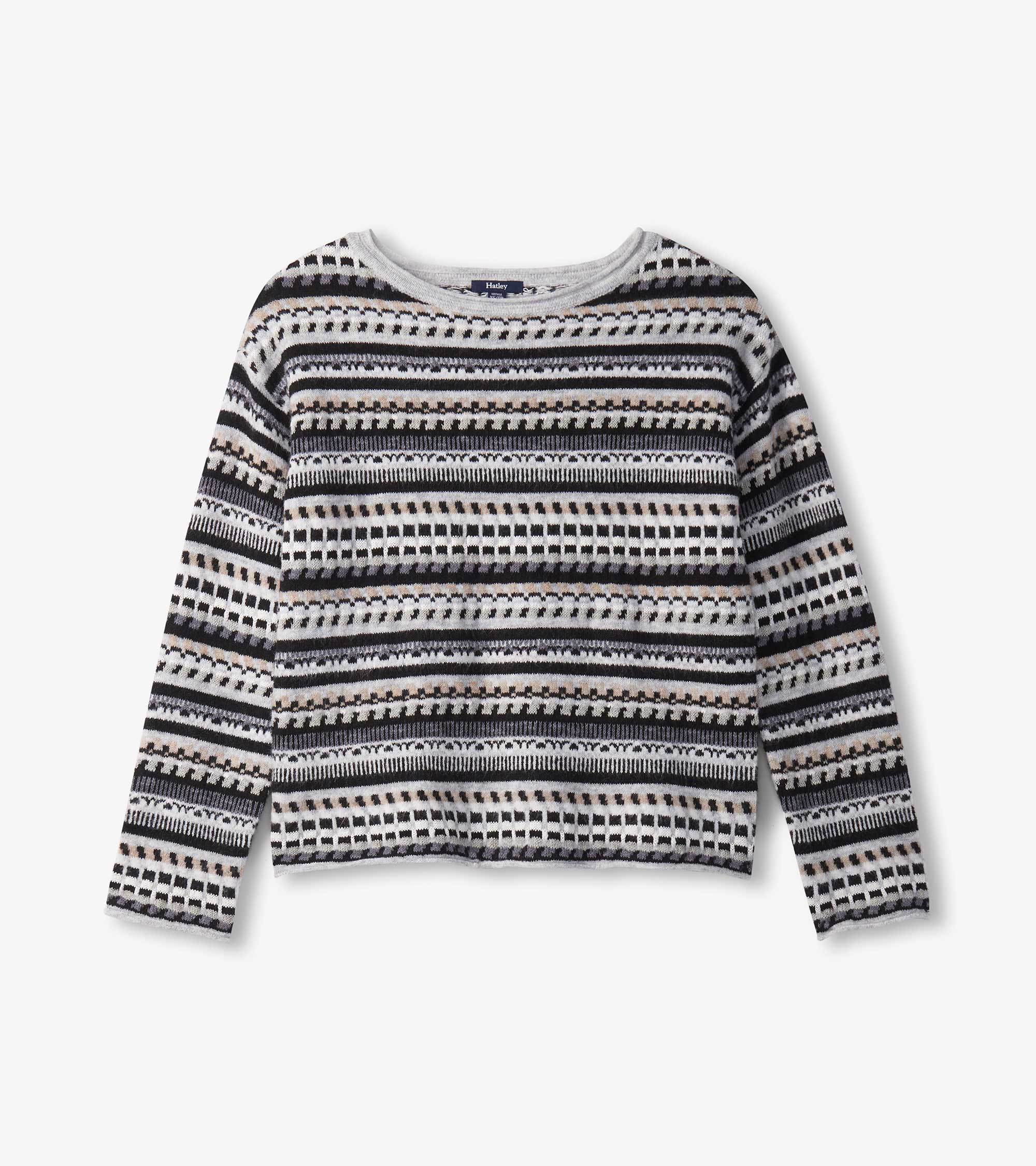 Hatley Hannah Sweater - Stone Grey