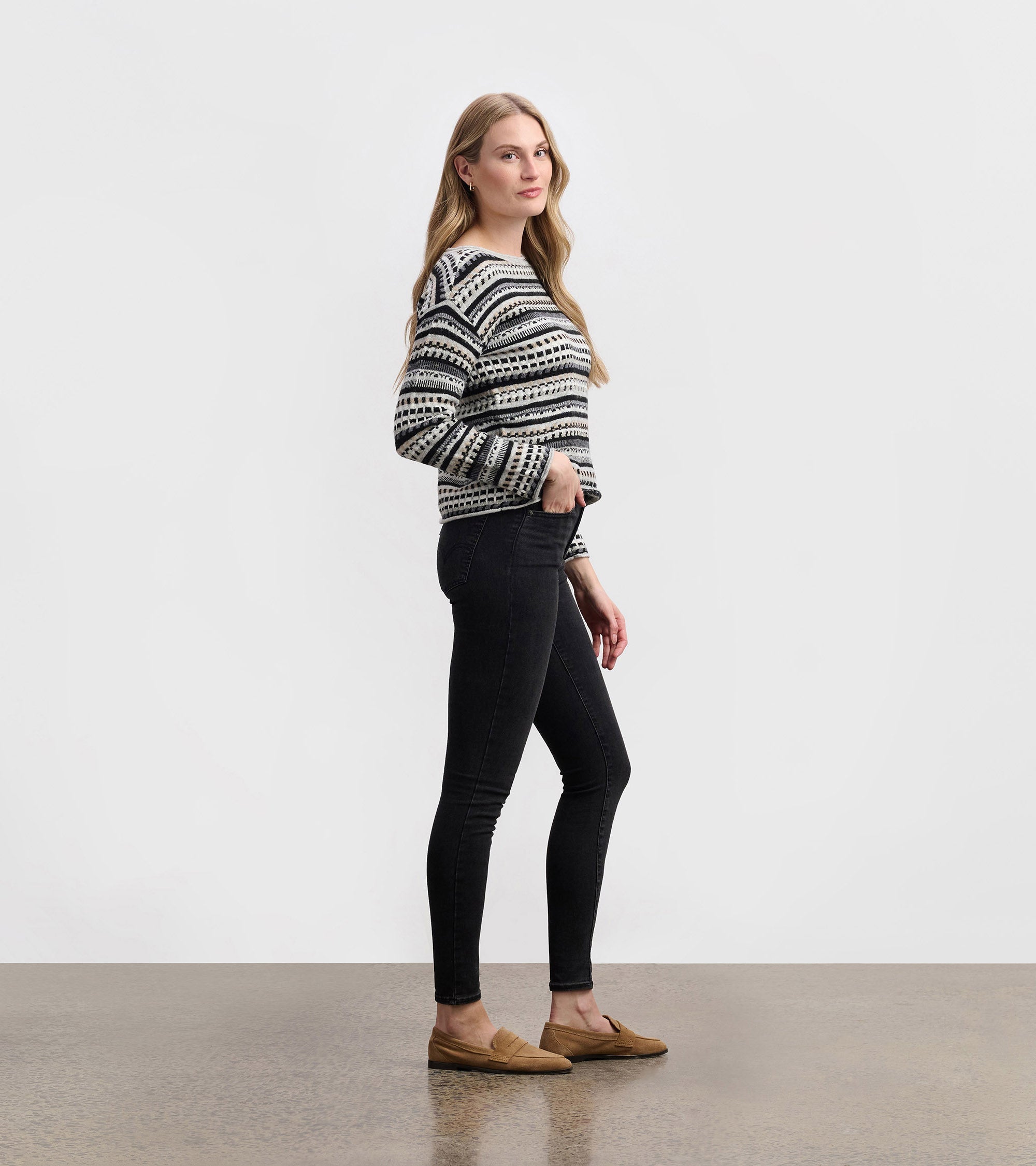 Hatley Hannah Sweater - Stone Grey
