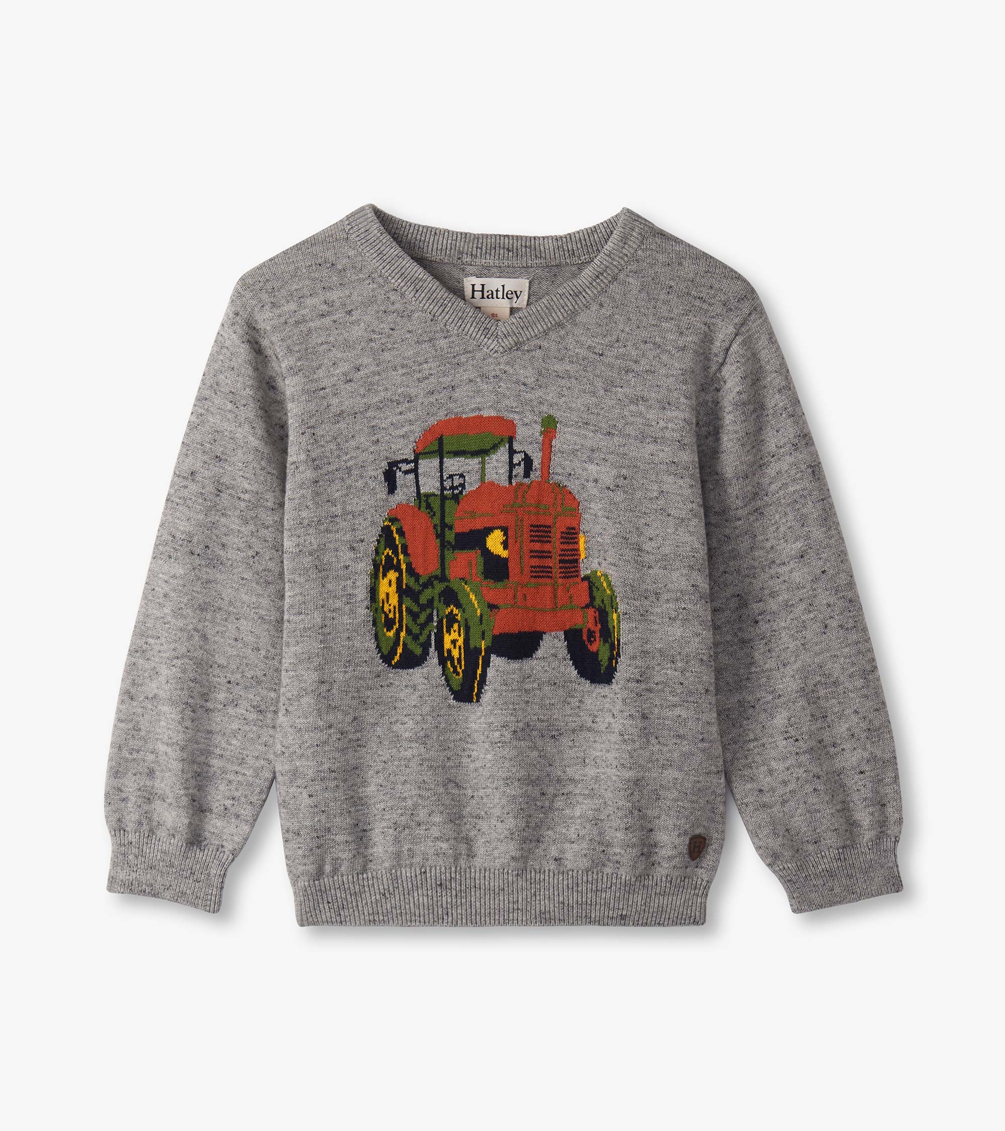 Hatley Baby & Toddler Boys Tractor V-Neck Sweater