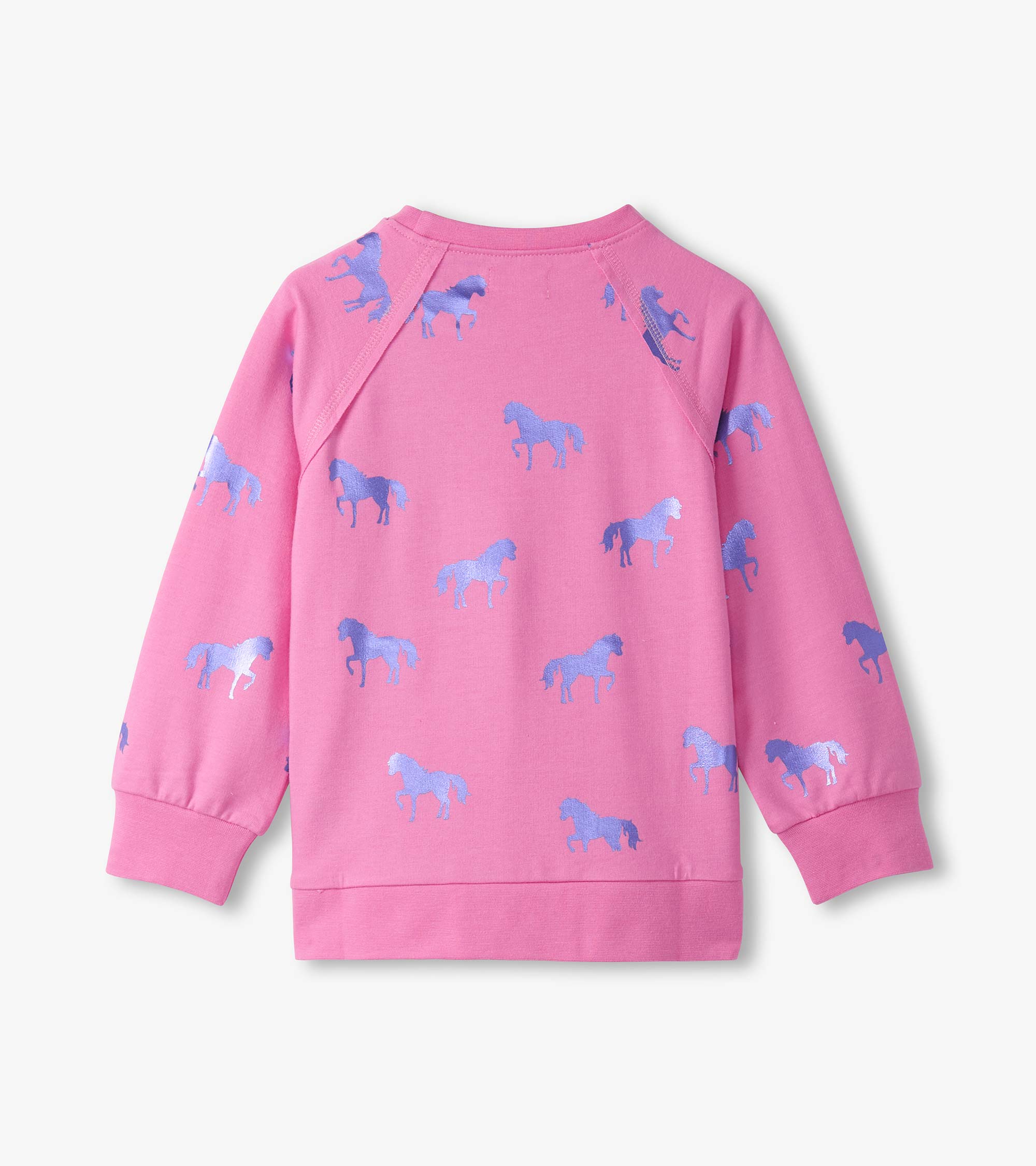 Hatley Girls Shimmer Horses Sweater
