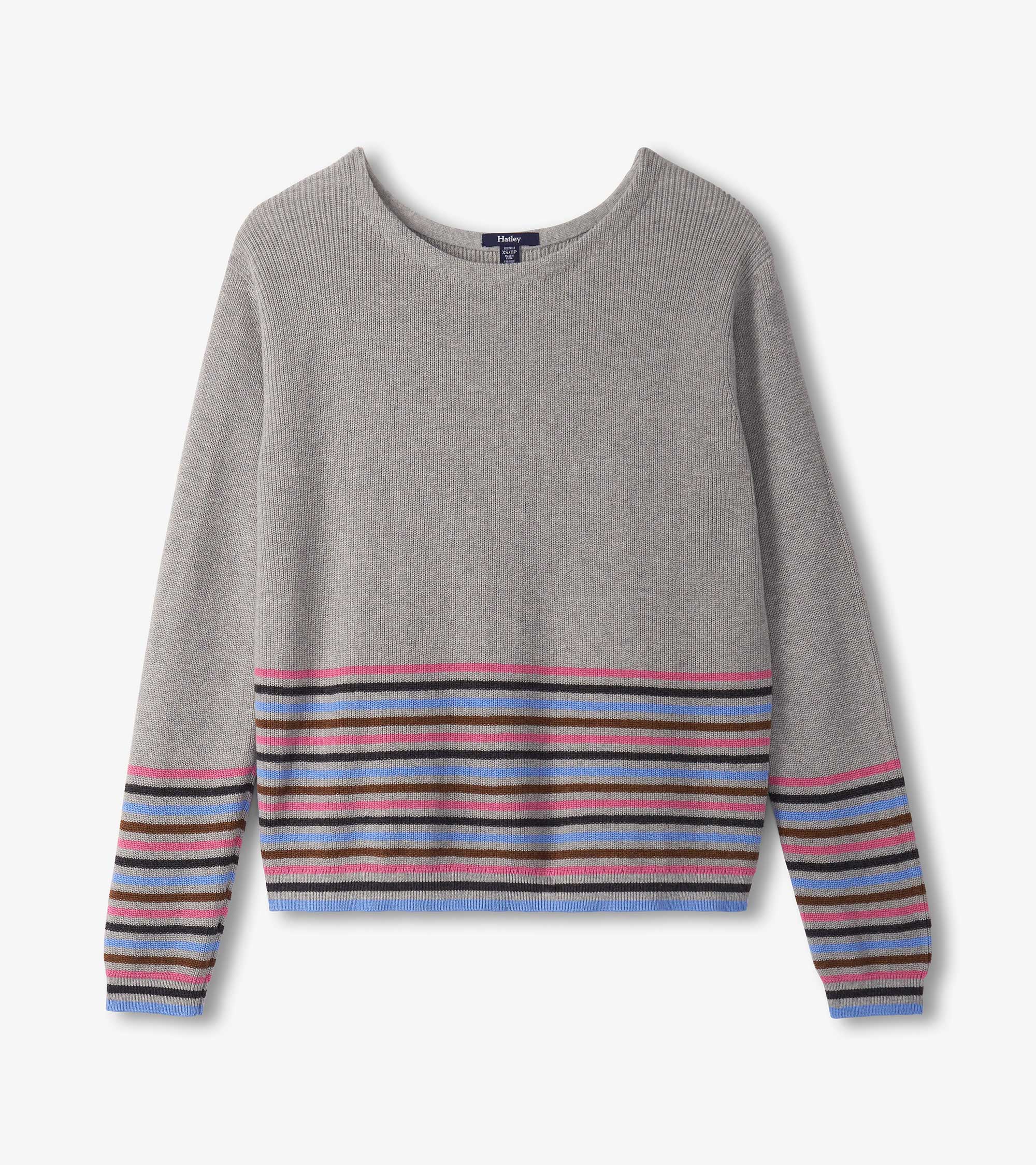 Hatley Devon Sweater - Autumn Stripes
