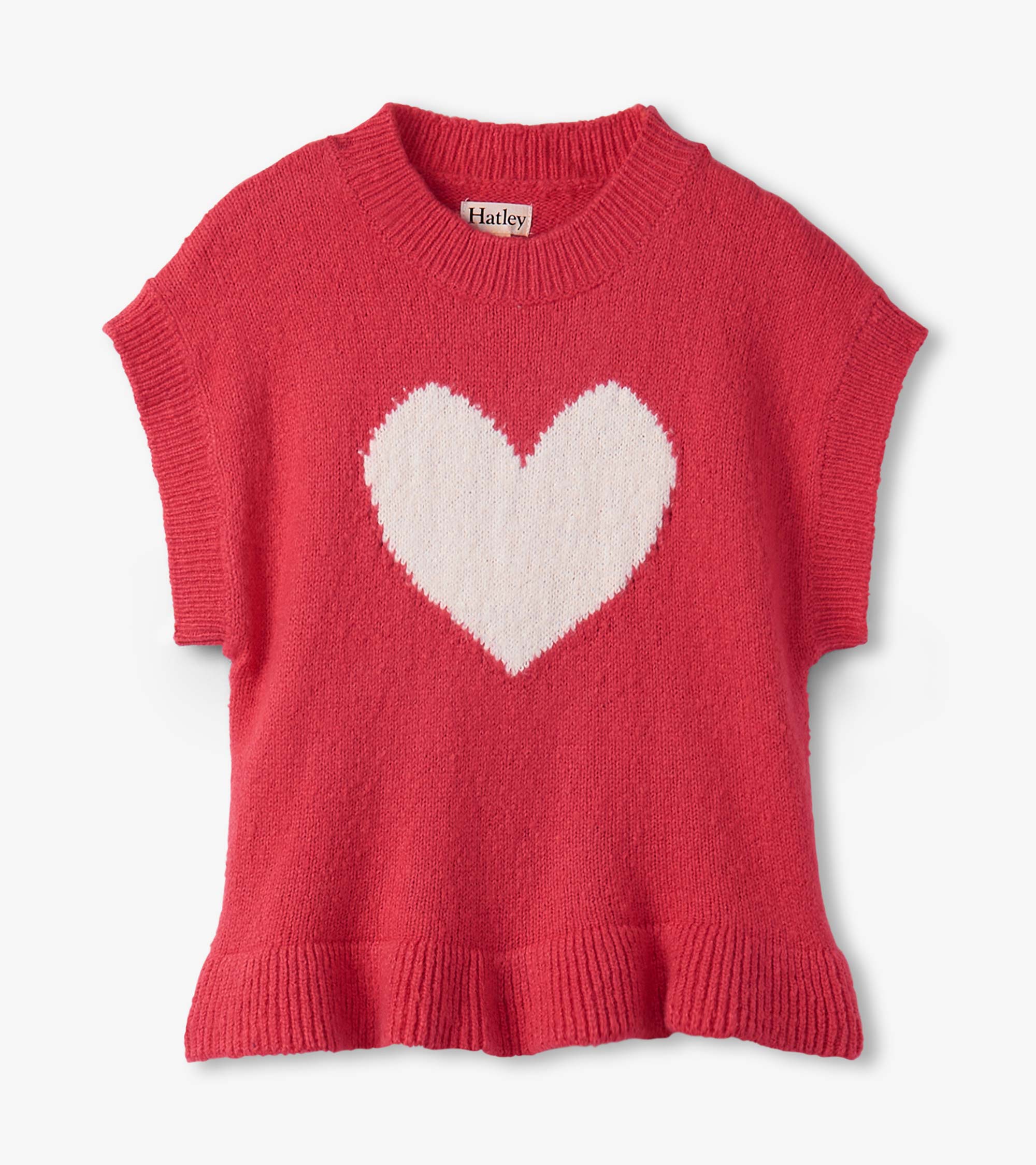 Hatley Girls Red Everywhere Sweater Vest