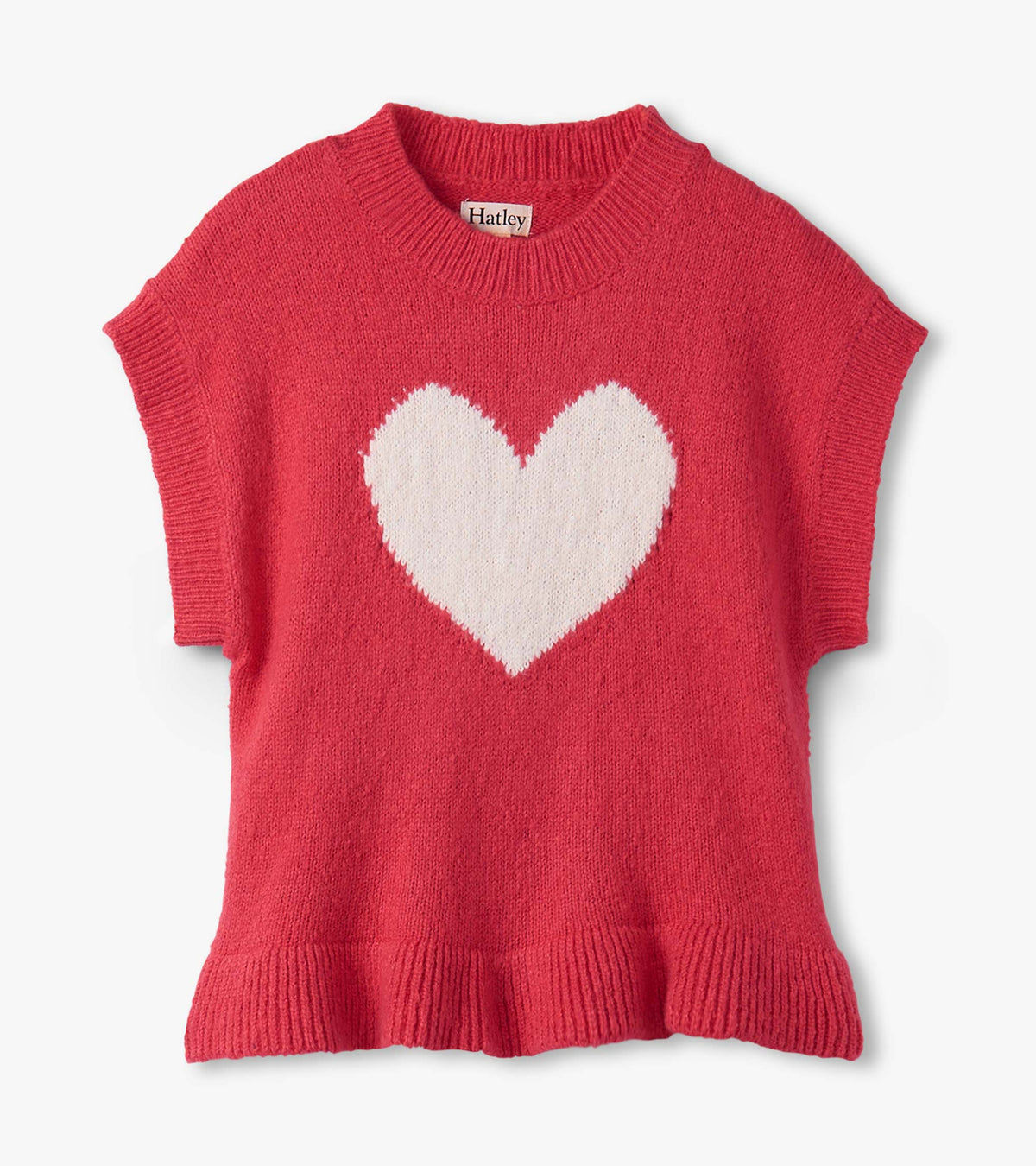 Hatley Girls Red Everywhere Sweater Vest