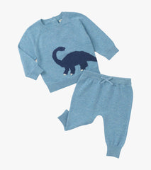 Hatley Baby Boys Dinosaur Pull On Sweater Set