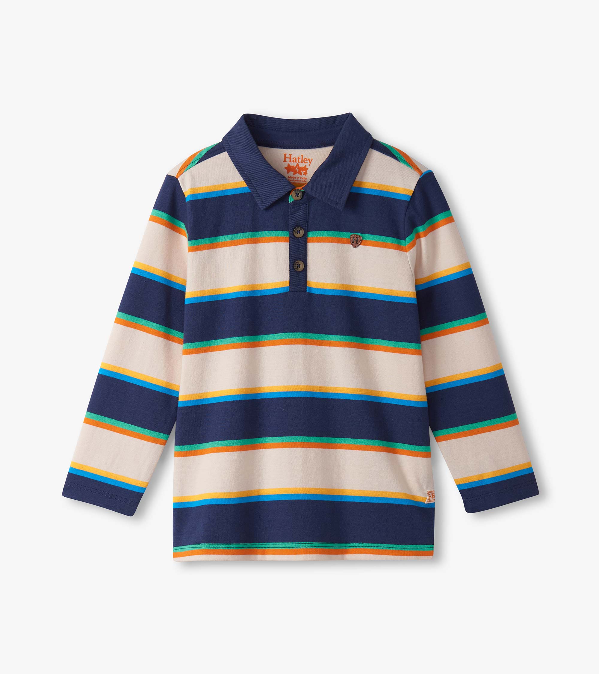 Hatley Boys Varsity Stripes Rugby Shirt