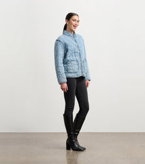 Hatley Quilted Tencel Jacket - Washed Blue