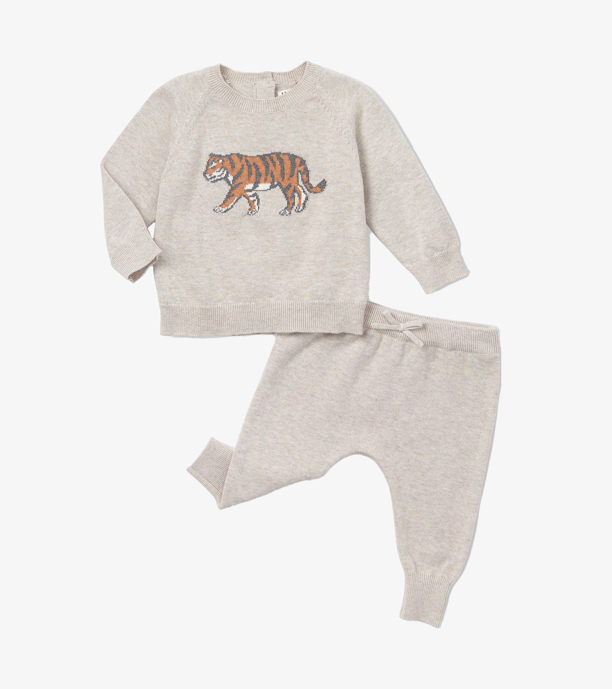 Hatley Baby Boys Little Tiger Pullover Sweater & Pants