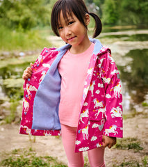 Hatley Rainbow Unicorns Raincoat