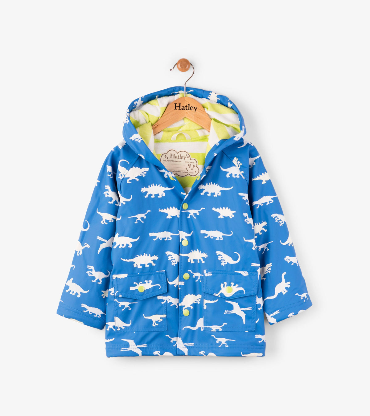 Hatley Color Changing Dinosaur Ménagerie Raincoat