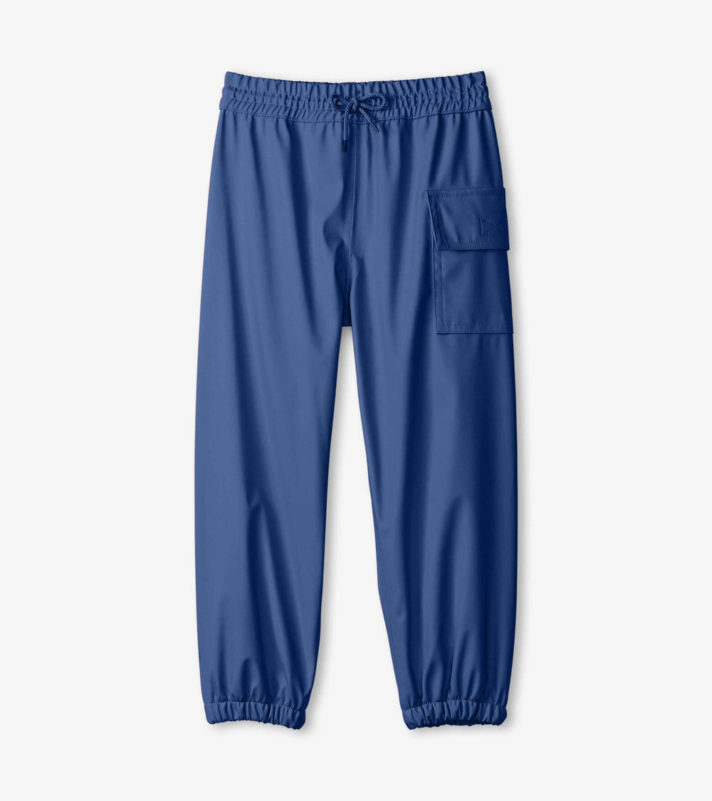 Hatley Classic Navy Kids Rain Pants