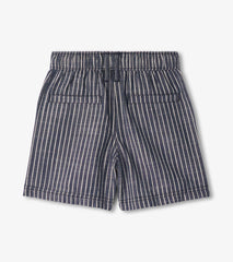 Hatley Boys Striped Blue Woven Shorts