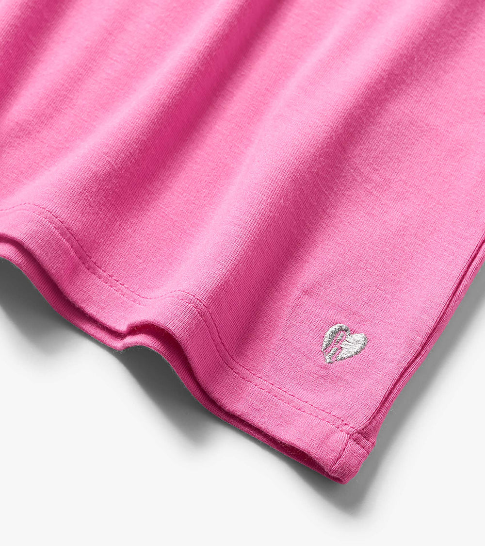 Hatley Girls Candy Pink Pocket T-Shirt