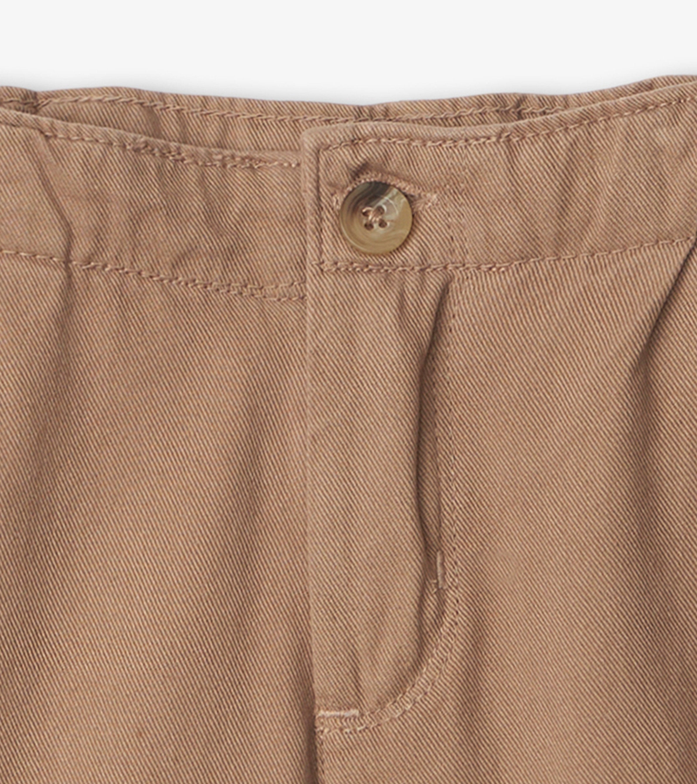 Hatley Boys Khaki Twill Shorts
