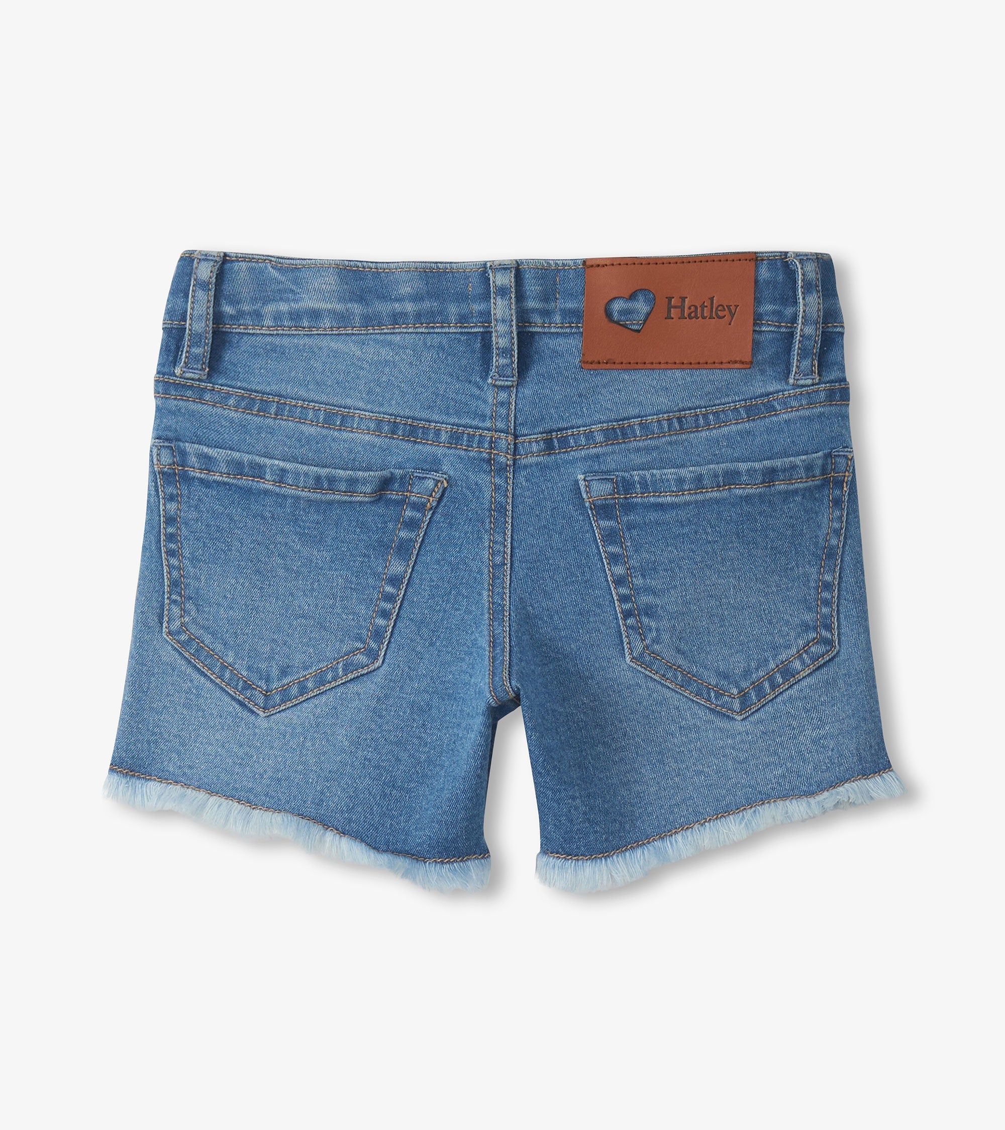 Hatley Girls Crochet Patch Denim Shorts