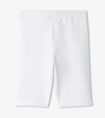 Hatley Girls White Bike Shorts