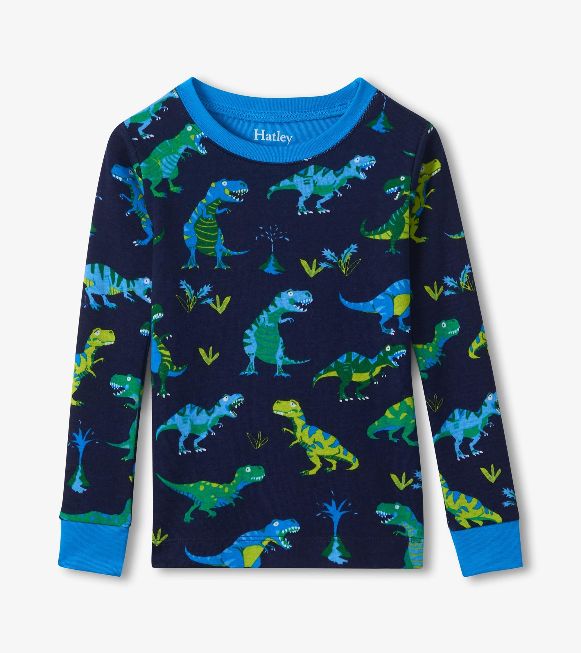 Hatley Boys Sharptooth Rex Long Sleeve Pajama Set