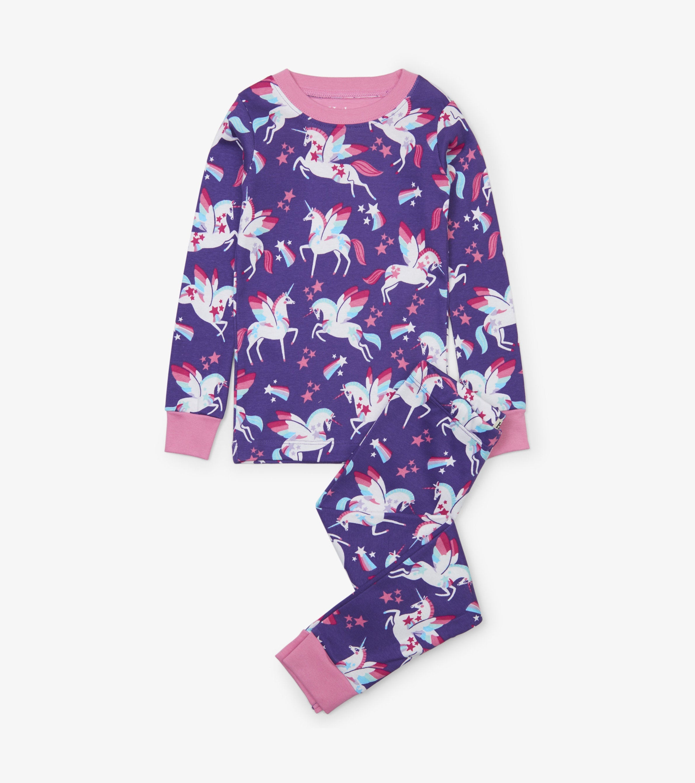 Hatley Rainbow Winged Unicorns Pajama Set