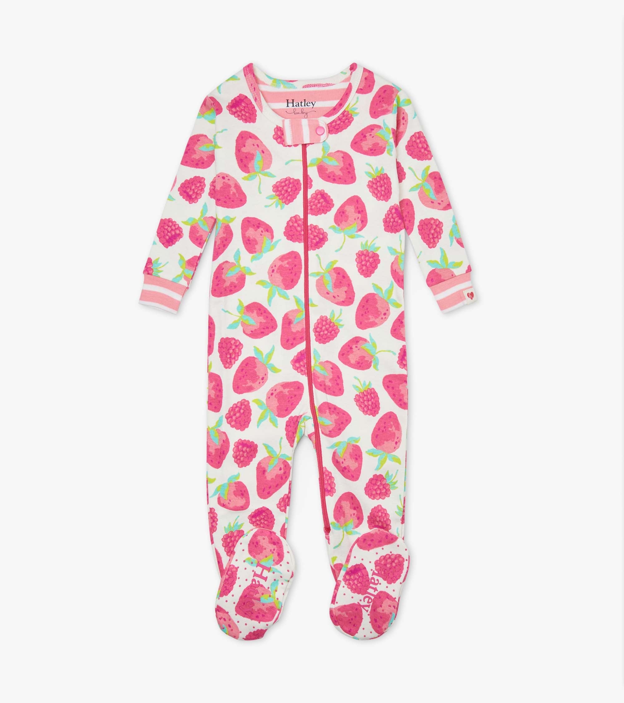 Hatley Baby Delicious Berries Cotton Footed Sleeper