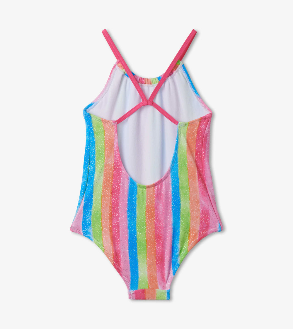 Hatley Rainbow Stripes Swimsuit